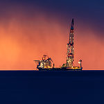 Orion mit HLC Sonnenuntergang