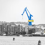 Hellingkran in Rostock
