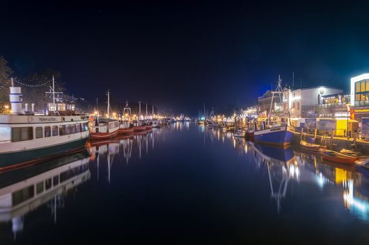 Warnemünde alter Strom