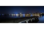 Rostock Skyline bei Nacht