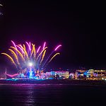 Feuerwerk in Warnemünde 2023