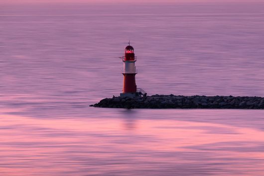 Molenfeuer im Abendrot