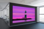 Molenfeuer Warnemünde im Sonnenuntergang