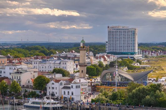 auf dem Warnemünder Leuchtturm