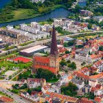 Petrikirche Rostock von oben