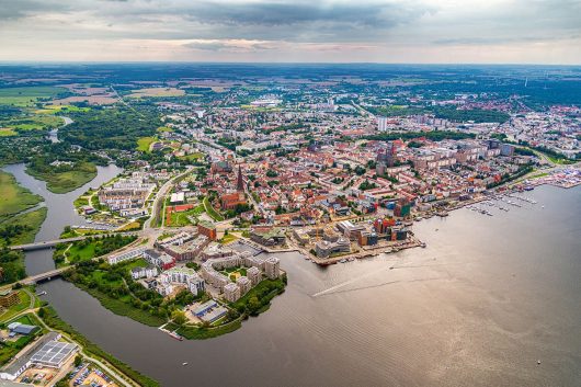 Rostock Mitte von oben