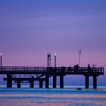 Seebrücke Heiligendamm im Sonnenuntergang