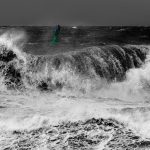 Sturm vor Warnemünde