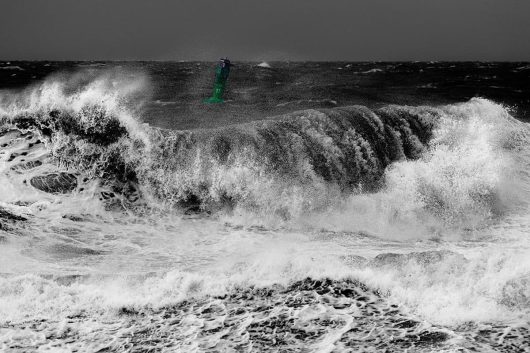 Sturm vor Warnemünde