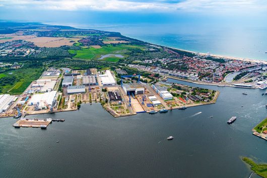 Werft in Warnemünde