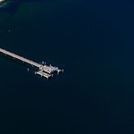 Seebrücke Bansin von oben
