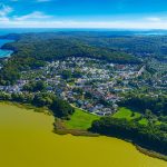 über dem Schmachter See von Binz