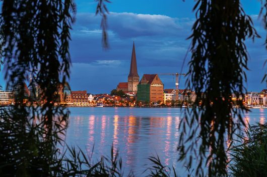 Abendstimmung im Stadthafen Rostock