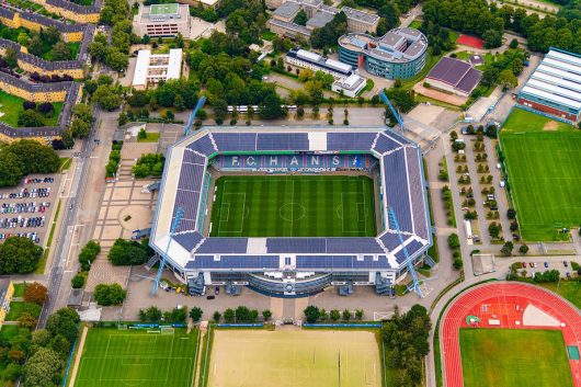 Ostseestadion aus der Luft