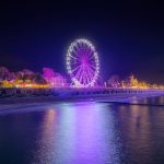 Riesenrad Kühlungsborn in der Nacht