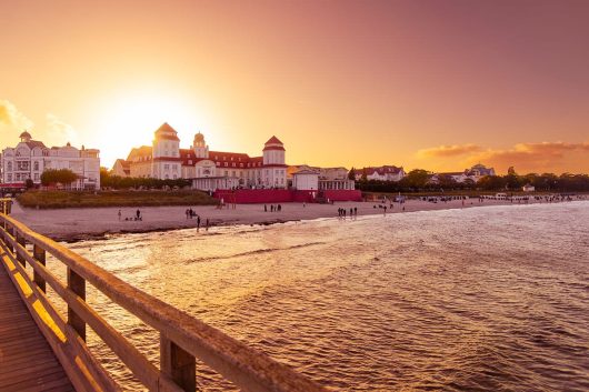 Binz im Sonnenuntergang