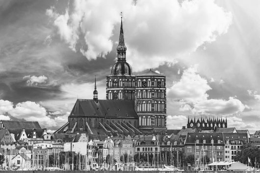 Blick auf die St. Nikolaikirche Stralsund