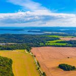 Kleiner Jasmunder Bodden Luftbild