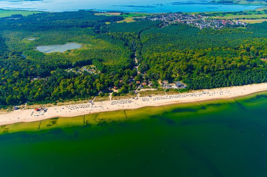 Ostseebad Ückeritz von oben