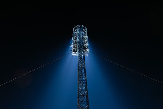 Flutlicht am Ostseestadion