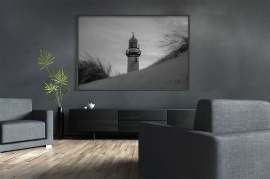 Blick auf den Warnemünde Leuchtturm