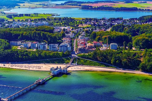 Ostseebad Sellin Luftbild