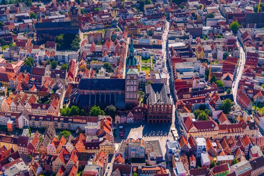 St. Nikolaikirche Stralsund Luftbild