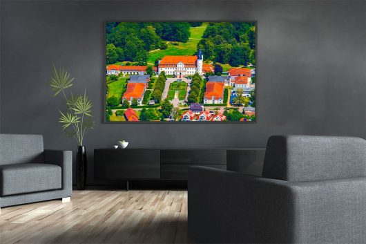 Schloss Fleesensee von oben