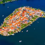 Insel Malchow von oben