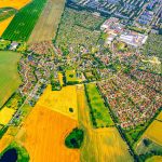 Lichtenhagen Dorf von oben