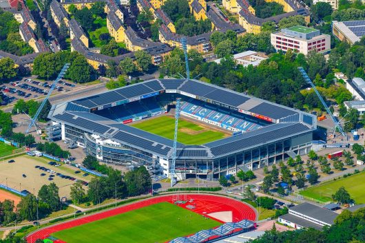 Ostseestadion von oben