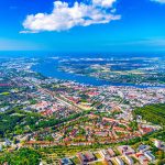 Rostock West von oben