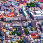 Rostocker Innenstadt von oben