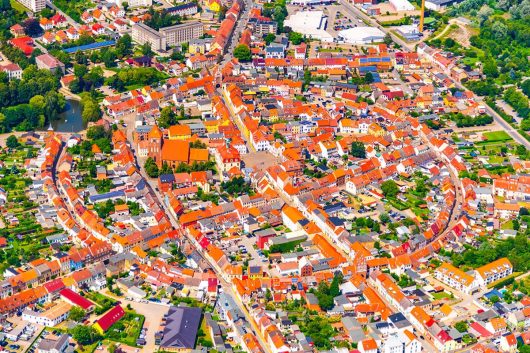 über der Altstadt Teterow