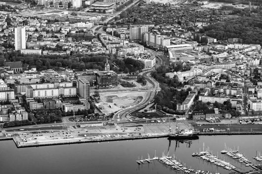 Kanonsberg Rostock von oben