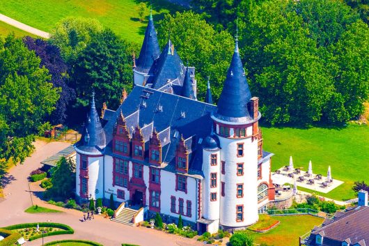 Schloss Klink Luftbild