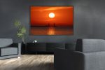 Sonnenuntergang an den Molenköpfen