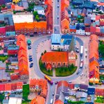 Johanneskirche Neukalen von oben