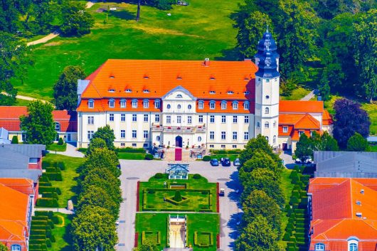 Schloss Fleesensee Luftbild