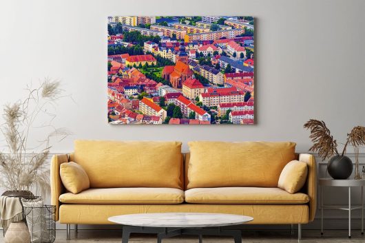 über der Stadt Malchin