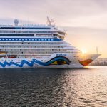 AIDA mar im Sonnenaufgang