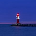 blaue Stunde an der Ostmole