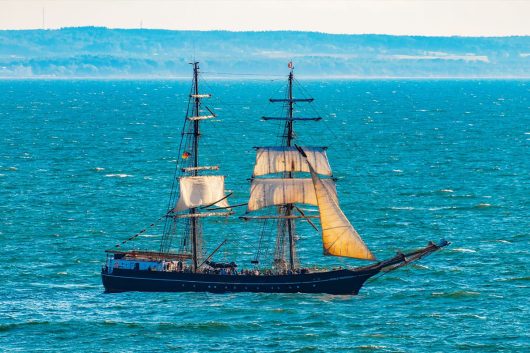 Roald Amundsen vor Warnemünde
