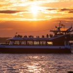 Warnowstar im Sonnenuntergang