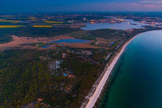 Abends über Markgrafenheide