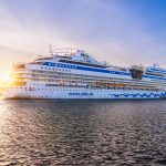 AIDA mar im Sonnenaufgang