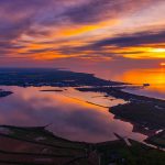 Breitling im Sonnenuntergang