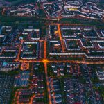 Nachts über Rostock Lichtenhagen