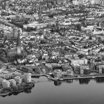 Östliche Altstadt Rostock von oben