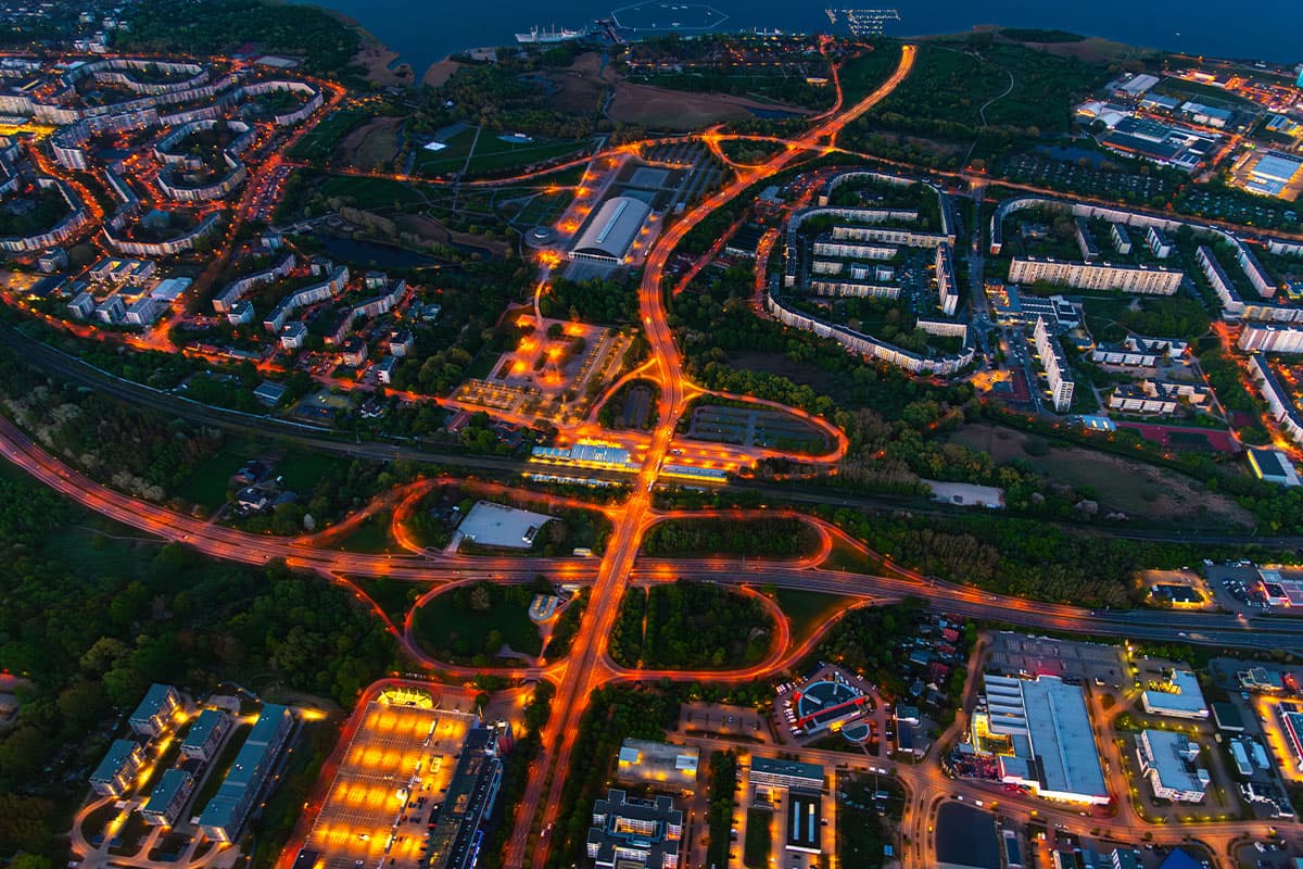 Verkehrsnetz Rostock Lütten Klein
